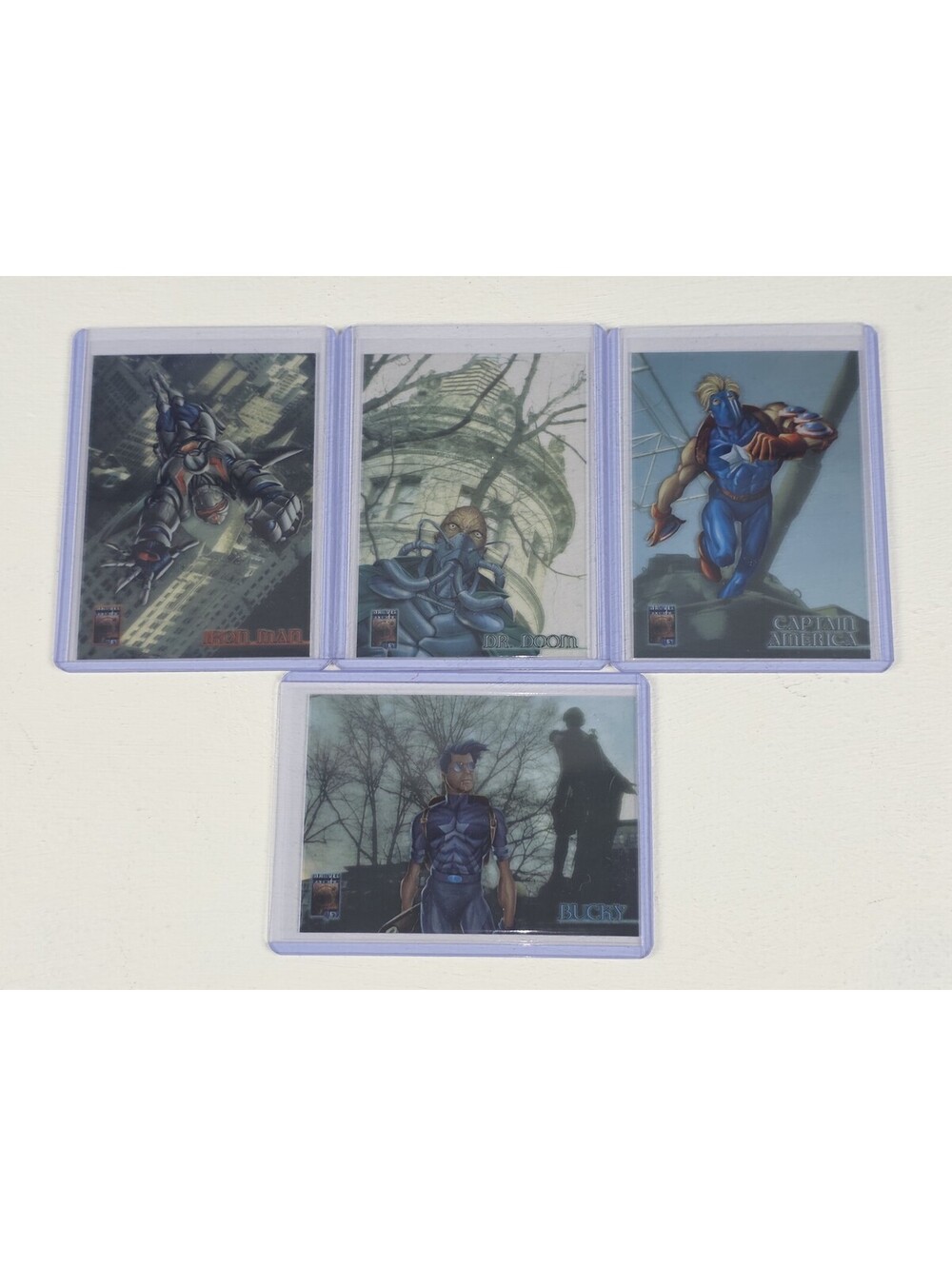 1997 Marvel Heroes Reformed Photographix  Insert Lot Bucky Captain America +